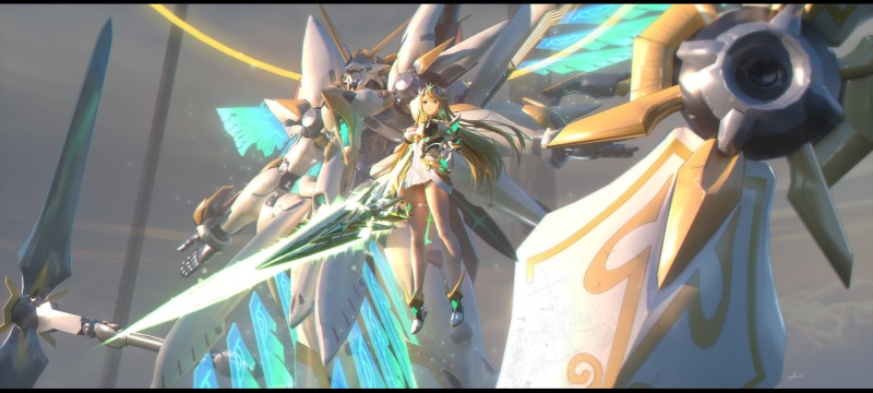 anime girls, blonde, Hikari (Xenoblade Chronicles 2), anime, 2K, swd3e2, Xenoblade