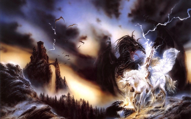 fantasy art, Luis Royo, fantasy girl, 720P