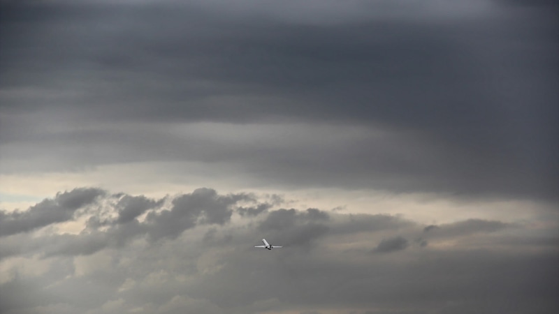 sky, white, beauty in nature, air vehicle, transportation, plane, scenics - nature, nature, flying, landscape, motion, travel, minimalism, 1080P, airplane