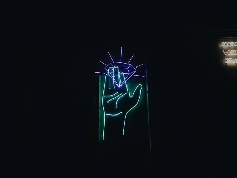 copy space, wheel, creativity, cutlery, motion, plectrum, night, illuminated, neon, light, alloy wheel, glowing, graphics, lighting equipment, no people