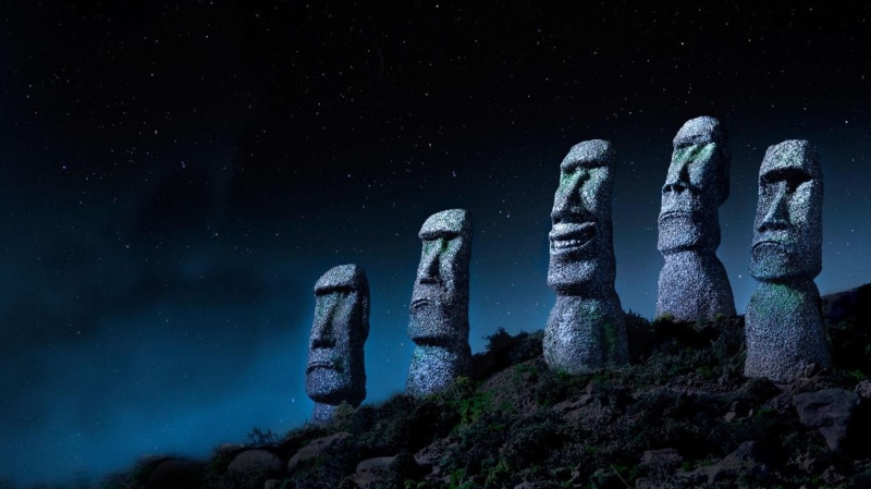 Moai, 720P, Easter Island