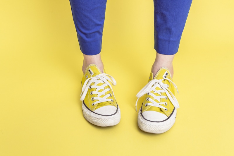 human limb, sock, studio shot, 5K, purple, body part, human Foot, human Leg, converse, top, person, one person, star, colored background, wearing, women