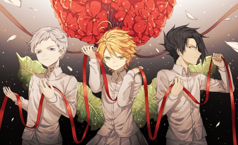 Ray (The Promised Neverland), The Promised Neverland, Anime, 1080P, Emma (The Promised Neverland), Norman (The Promised Neverland)