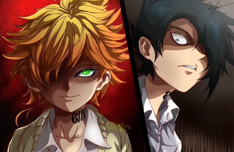 Emma (The Promised Neverland), The Promised Neverland, 1080P, Ray (The Promised Neverland), Anime
