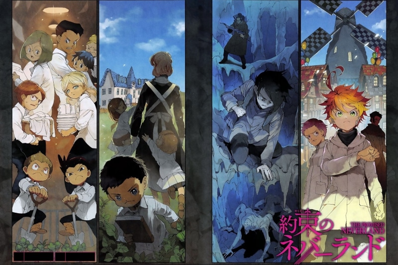 Naila (The Promised Neverland), Anna (The Promised Neverland), Emma (The Promised Neverland), 1080P, The Promised Neverland, Ray (The Promised Neverland)
