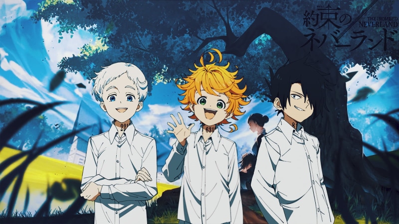 Ray (The Promised Neverland), 720P, Norman (The Promised Neverland), Emma (The Promised Neverland), The promised neverland