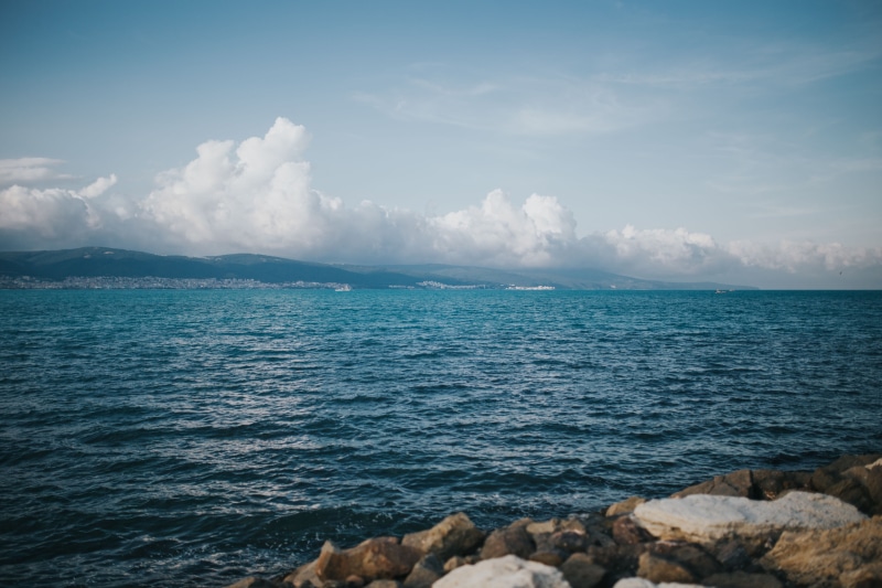 tranquil scene, 5K, coastline, rock, beauty in nature, waterscape, solid, day, scenics, no People, Coast, scenics - nature, non-urban scene, seascape