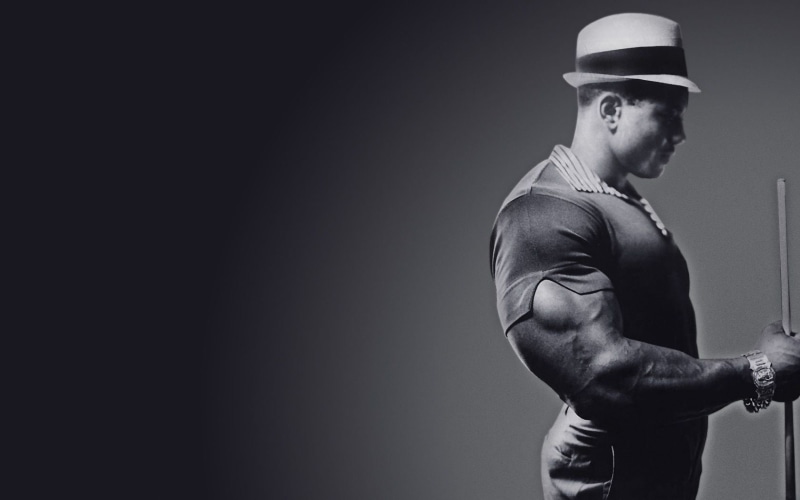 white, beautiful people, men, adult, lifestyles, human body part, one person, 720P, young men, s, studio shot, Bodybuilder, side view, muscular, Sergio Oliva