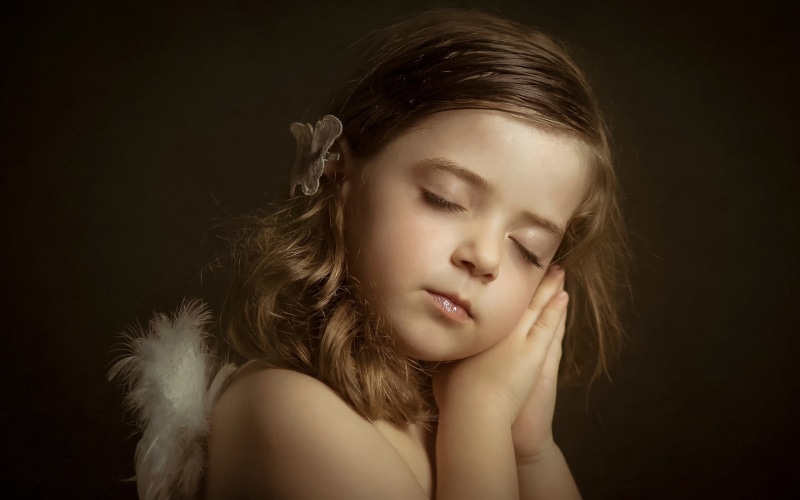 Girl, Cute, Sleep, 1080P, Little, Angel