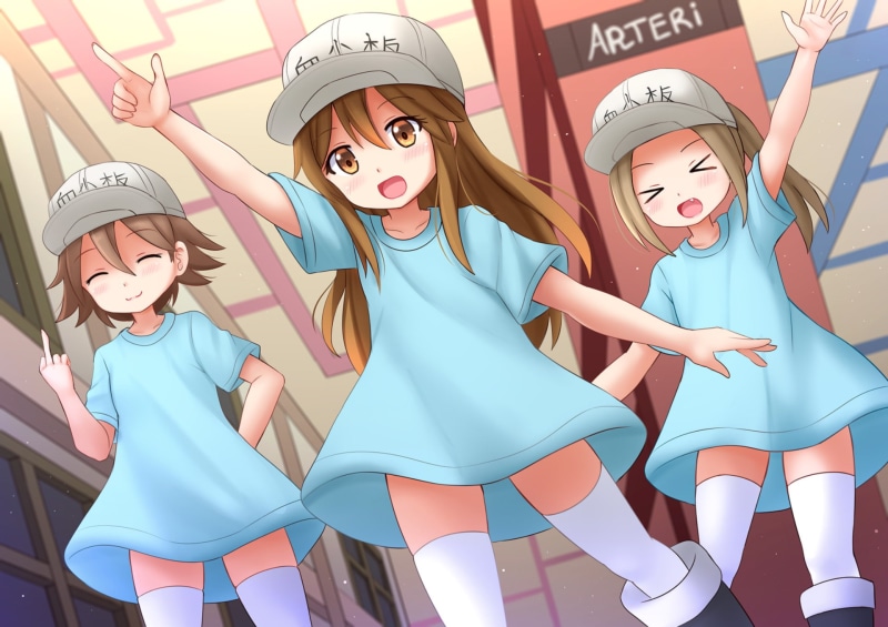 Hataraku Saibou, Platelet (Cells at Work!), Cells at Work!, Anime, 1080P