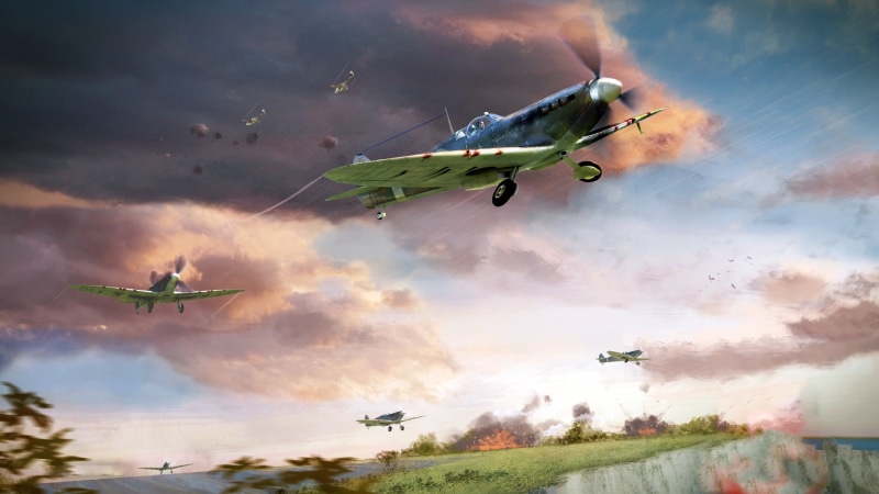 1080P, the rise, Battle of Britain, British fighter of world war II, Supermarine, Royal air force, RAF, Spitfire