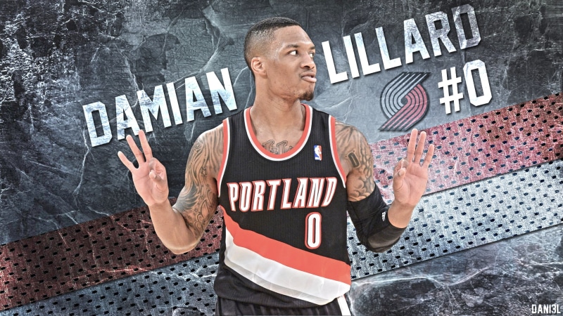 Trail Blazers, Portland Trail Blazers, basketball, 1080P, NBA, Damian Lillard, Portland