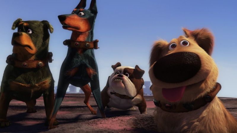 animated movies, 1080P, Pixar Animation Studios, movies, dog, Up (movie)