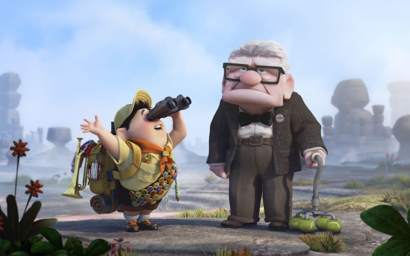 720P, child, childhood, cartoon, casual clothing, boys, family, real people, glasses, males, son, men, full length, lifestyles, two people, leisure activity