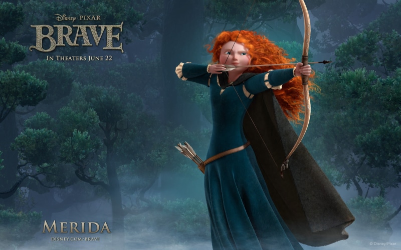 brave, princess, pixar, 1080P, hd, merida, pixars, movies, disney, in
