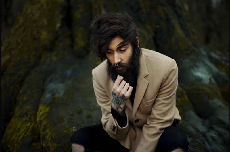 Tattoo, Man, Beard, Model, Men, 1080P