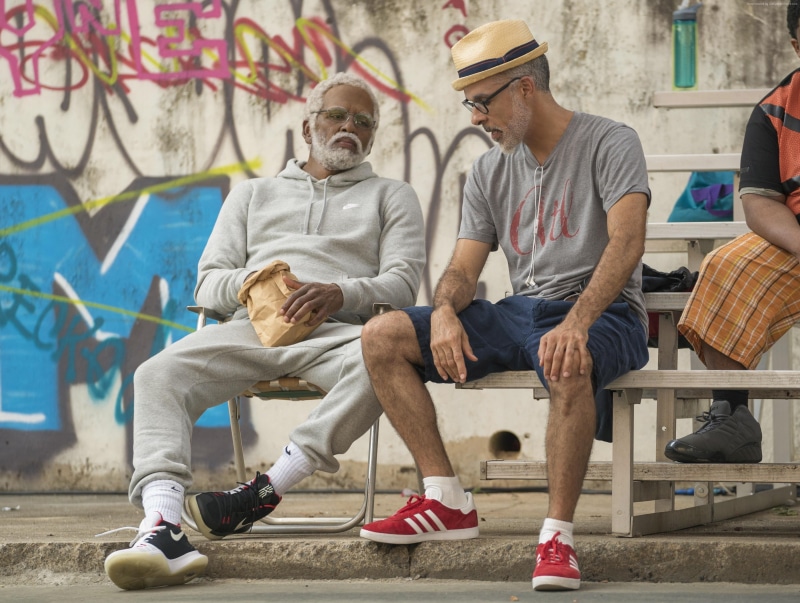 graffiti, cap, day, senior men, real people, architecture, front view, Uncle Drew, creativity, Charles Stone III, adult, people, senior adult, lifestyles