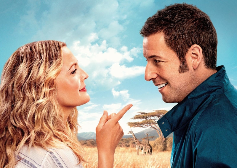 barrymore, adam, Drew Barrymore, 4K, Blended, Adam Sandler, sandler, drew, Mixed