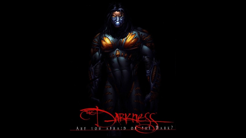 The Darkness, quote, black background, comics, Jackie Estacado, 1080P, Top Cow