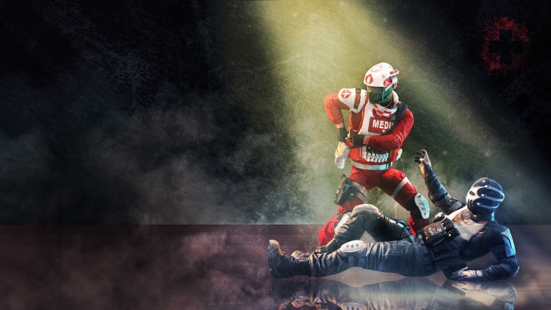 people, sports helmet, headwear, Payday 2, competitive sport, competition, motion, helmet, red, Medic, professional sport, sports equipment, sport, sportsman