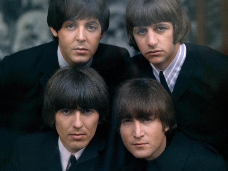 headshot, sadness, looking at camera, s, young men, men, portrait, couple - relationship, people, The Beatles, young adult, males, emotion, heterosexual couple