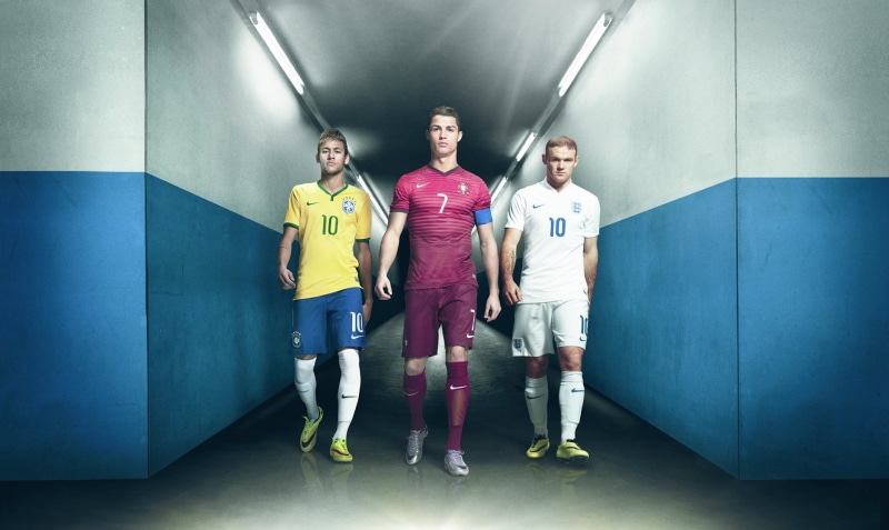Neymar, men, standing, portrait, full length, togetherness, child, looking at camera, arm around, women, adult, smiling, people, 1080P, group of people