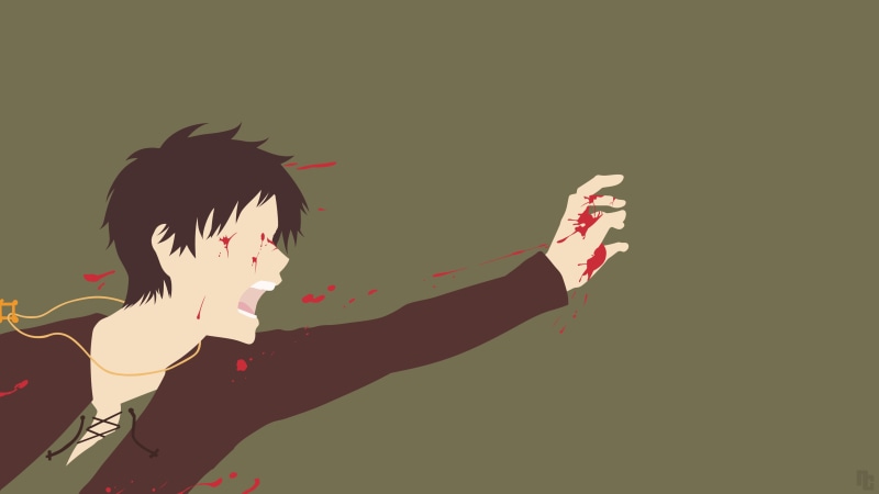 young women, nature, cut out, one person, Shingeki no Kyojin, copy space, anime, young adult, arts culture and entertainment, women, minimalism, real people