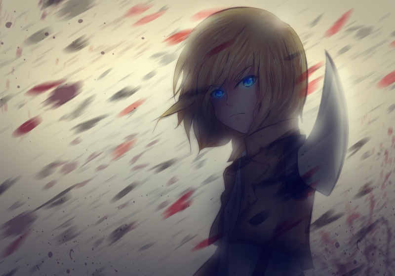illustration, women, contemplation, girls, leisure activity, hairstyle, 2K, lifestyles, Armin Arlert, real people, indoors, anime, innocence, young adult