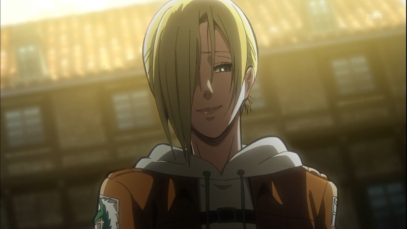 young adult, leisure activity, built structure, focus on foreground, Anime, Attack On Titan, 1080P, front view, one person, headwear, real people, headshot