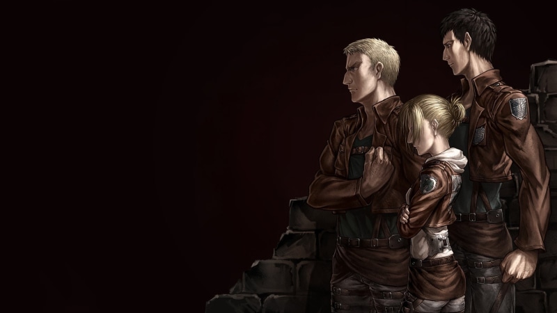 Annie Leonhart, Anime, Reiner Braun, Attack On Titan, 1080P, Bertholdt Hoover