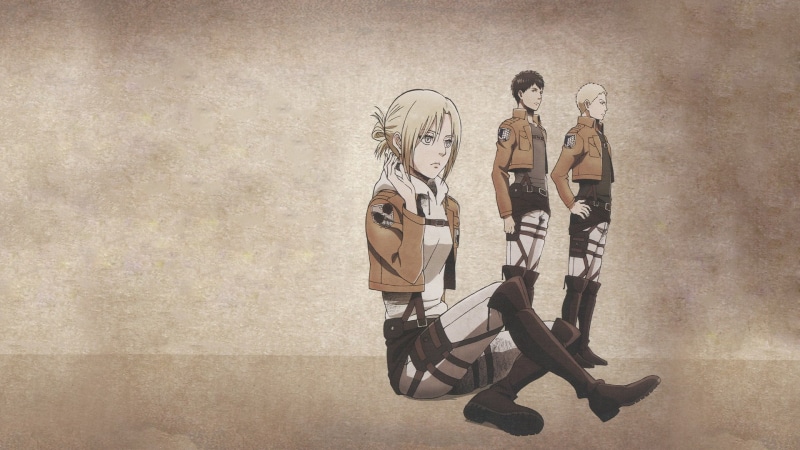Attack On Titan, Anime, Bertholdt Hoover, 1080P, Annie Leonhart, Reiner Braun