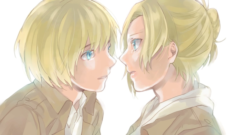 Armin Arlert, Annie Leonhart, Attack On Titan, Anime, 1080P
