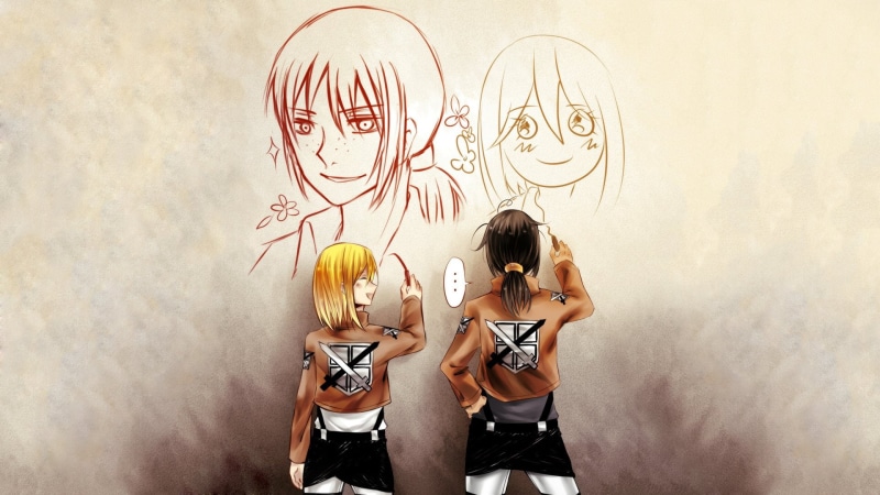 1080P, Anime, Attack On Titan, Historia Reiss, Ymir (Attack on Titan)