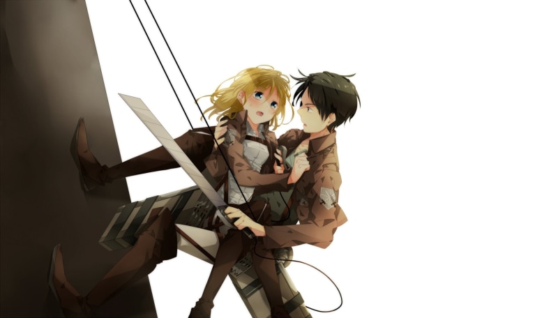Historia Reiss, Attack On Titan, Eren Yeager, 1080P, Anime