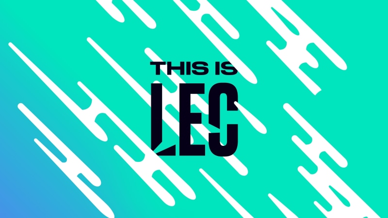 LEC, logotype, League of Legends, video games, logo, 4K, PC gaming
