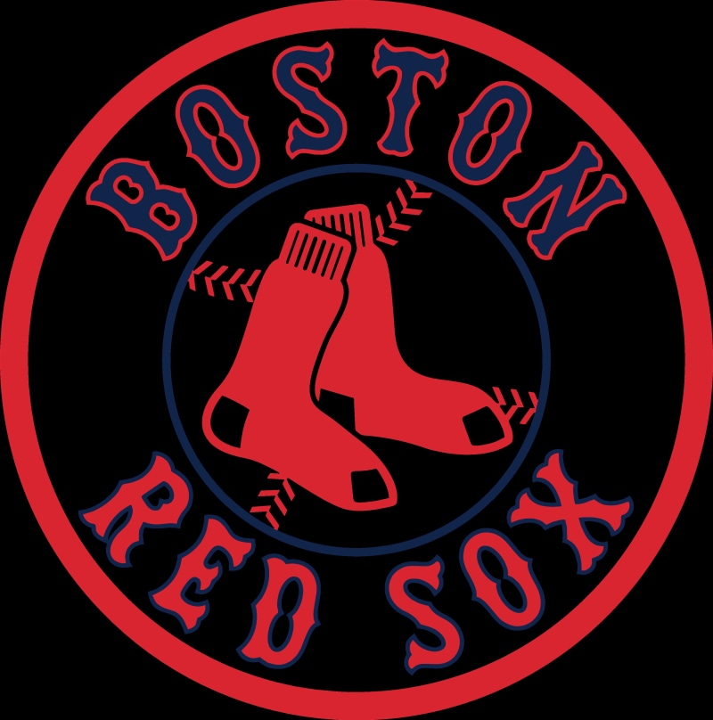 black color, illuminated, symbol, design, technology, neon, Red Sox, geometric shape, communication, sign, no people, circle, logotype, Boston Red Sox