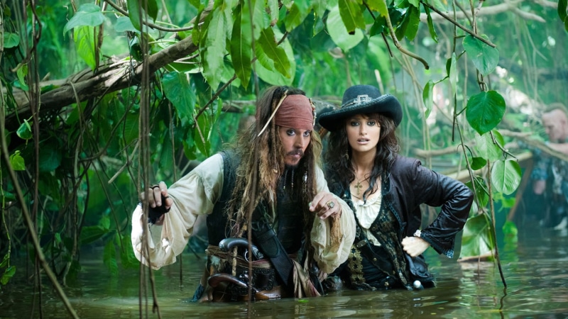 stranger, johnny, cruz, sparrow, tides, penelope, jack, captain, 1080P, depp, pirates, caribbean