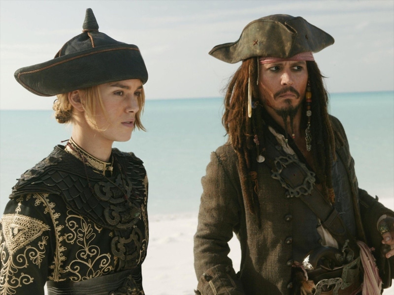 pirates, sparrow, jack, keira, captain, knightley, swann, elizabeth, caribbean, johnny, 720P, depp