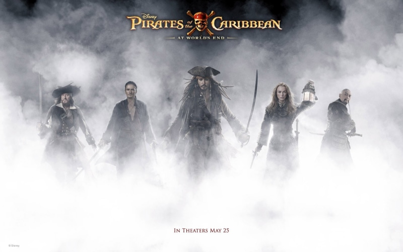 captain, bloom, caribbean, swann, keira, sparrow, johnny, geoffrey, barbossa, hector, pirates, depp, knightley, elizabeth, jack, rush, 1080P, orlando