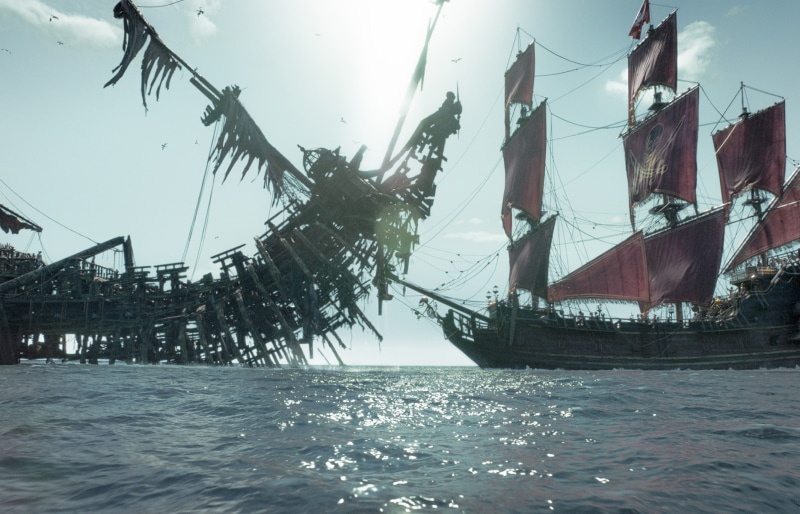 sunlight, sailboat, sea, sailing, freight transportation, Pirates of the Caribbean, beauty in nature, Pirates of the Caribbean: Dead Men Tell No Tales
