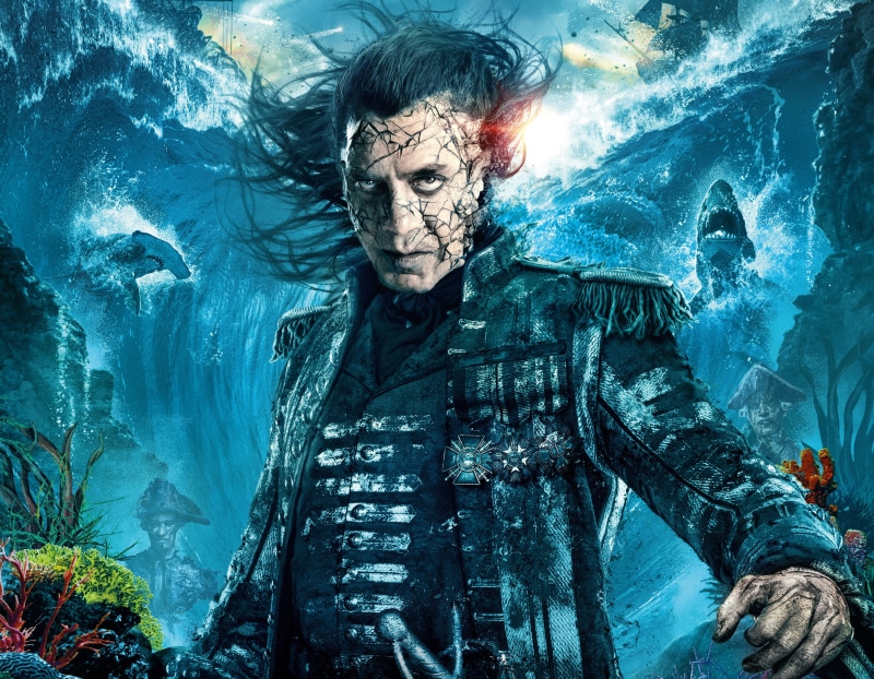 Javier Bardem, Pirates Of The Caribbean: Dead Men Tell No Tales, 4K, Captain Salazar, Movie