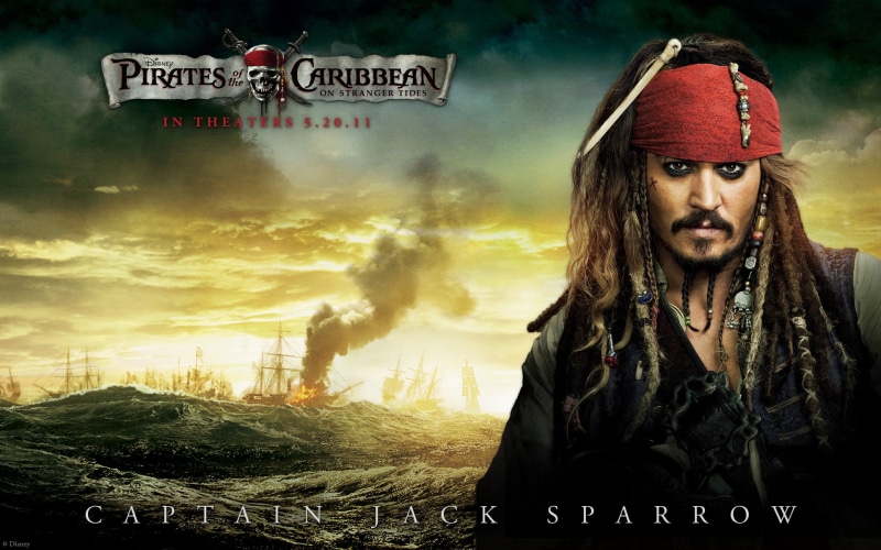caribbean, 1080P, johnny, depp, pirates
