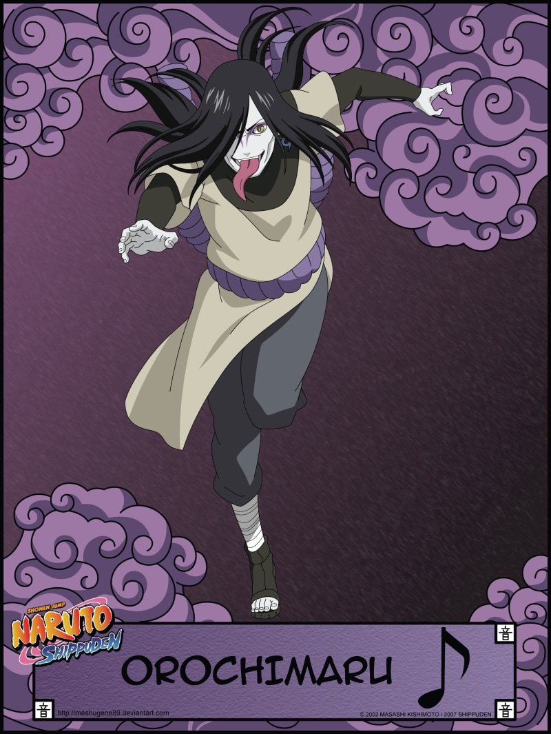 Naruto: Shippuden, naruto, 2K, otogakure, hd, art, anime, shippuden, orochimaru