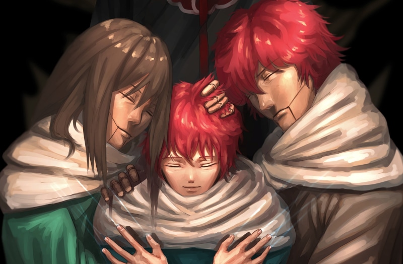 4K, Sasoris Mother (Naruto), Sasoris Father (Naruto), Naruto, Sasori (Naruto)