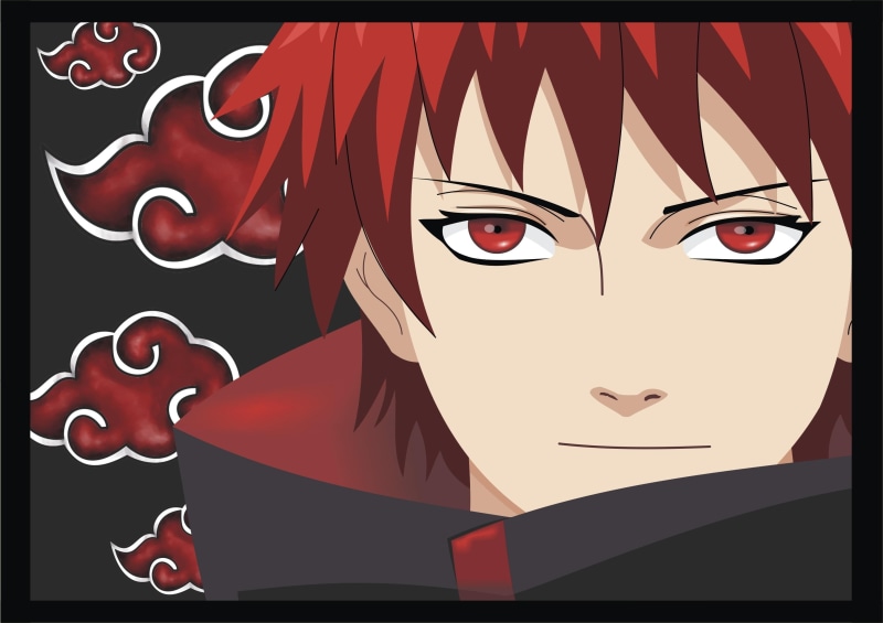 x, akatsuki, art, Naruto: Shippuden, sasori, shippuden, 2K, anime, hd, naruto