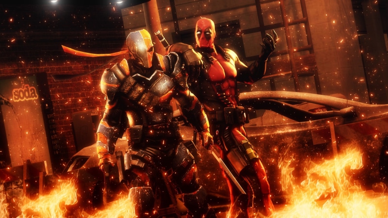 anti hero, anti, slade, hero, Deadpool, wilson, Slade Wilson, deathstroke, 2K