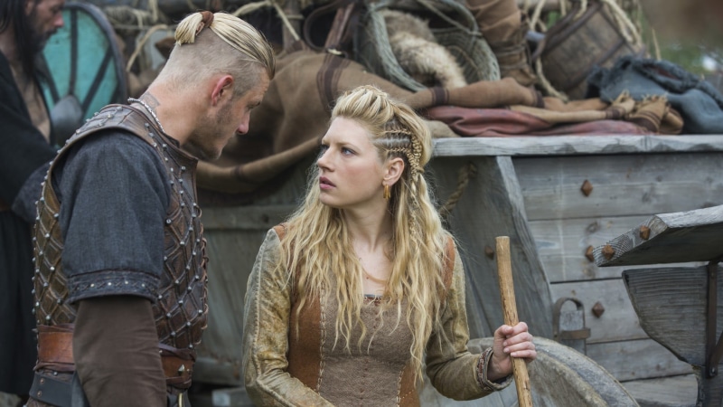 blonde, long hair, Vikings (TV series), women, braids, 1080P, Katheryn Winnick, Lagertha Lothbrok