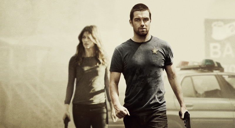 1080P, three quarter length, s, Carrie Hopewell, drama, young men, Antony Starr, standing, Film, front view, portrait, wall - building feature, banshee
