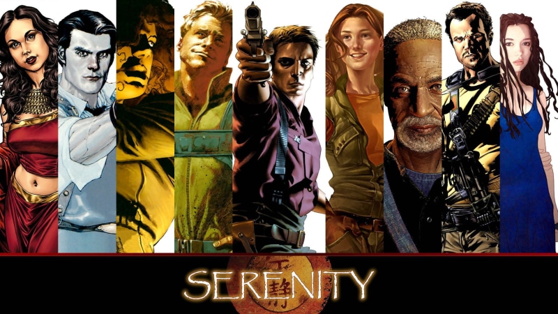 Serenity, Sean Maher, Alan Tudyk, Summer Glau, Firefly, collage, Jewel Staite, TV, Adam Baldwin, Gina Torres, 1080P, Ron Glass, artwork, Morena Baccarin