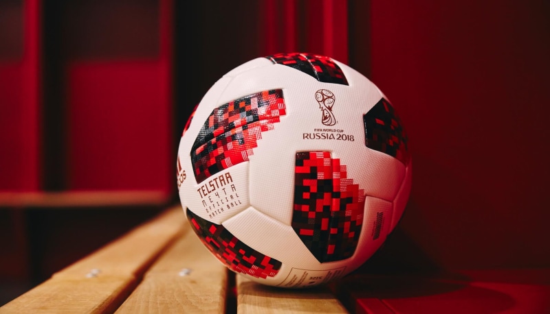 red, close-up, selective focus, Adidas Telstar 18 Mechta 2018 World Cup, Adidas Telstar, still life, competition, no people, leisure games, Mechta, white